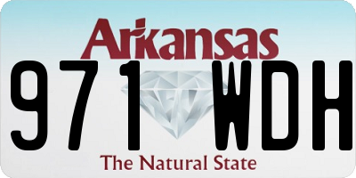 AR license plate 971WDH