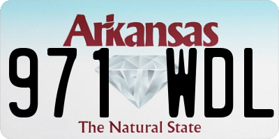 AR license plate 971WDL