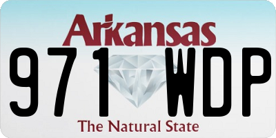 AR license plate 971WDP