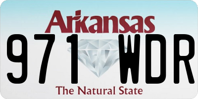 AR license plate 971WDR