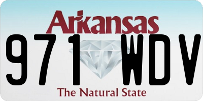 AR license plate 971WDV