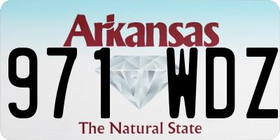 AR license plate 971WDZ