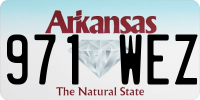AR license plate 971WEZ