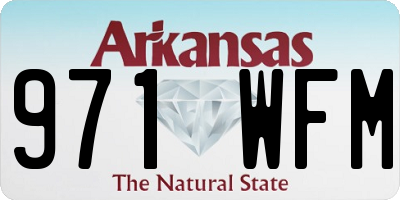 AR license plate 971WFM
