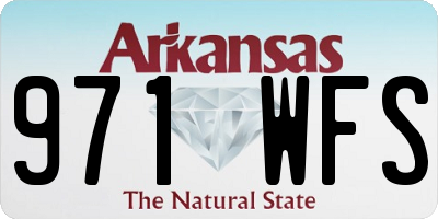 AR license plate 971WFS