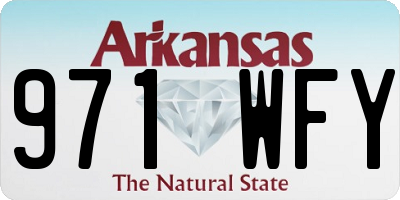 AR license plate 971WFY