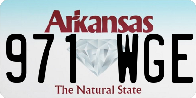 AR license plate 971WGE