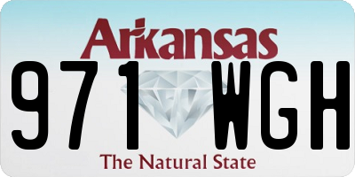 AR license plate 971WGH
