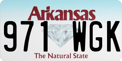 AR license plate 971WGK