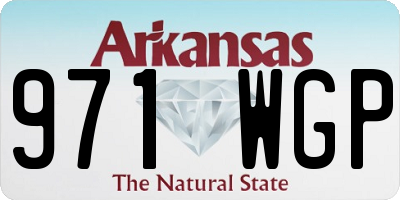 AR license plate 971WGP