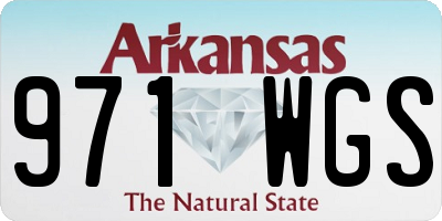 AR license plate 971WGS