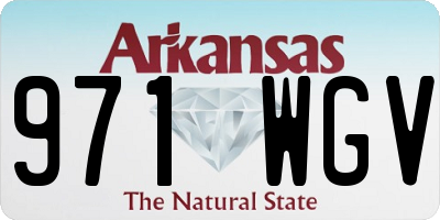 AR license plate 971WGV