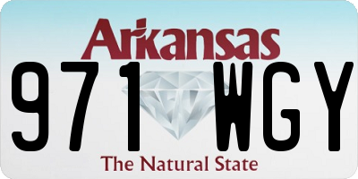 AR license plate 971WGY