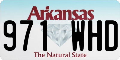 AR license plate 971WHD