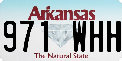 AR license plate 971WHH