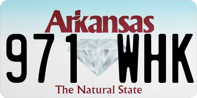 AR license plate 971WHK