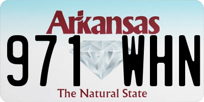 AR license plate 971WHN