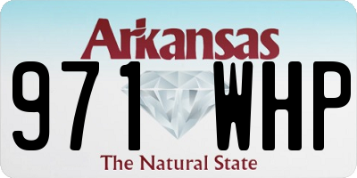 AR license plate 971WHP
