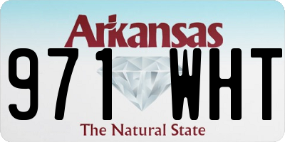 AR license plate 971WHT
