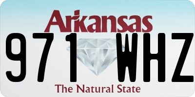 AR license plate 971WHZ