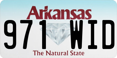 AR license plate 971WID
