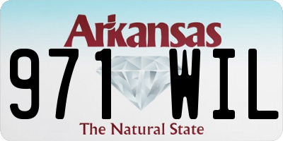 AR license plate 971WIL