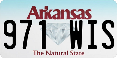 AR license plate 971WIS