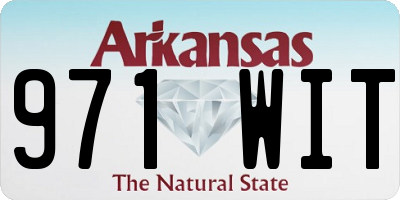 AR license plate 971WIT