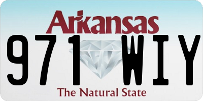 AR license plate 971WIY