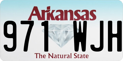 AR license plate 971WJH