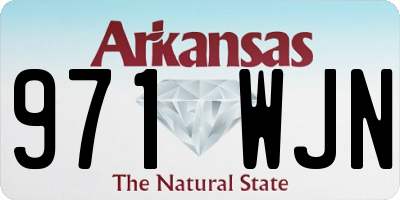 AR license plate 971WJN