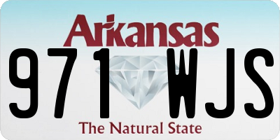 AR license plate 971WJS