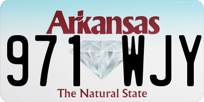 AR license plate 971WJY