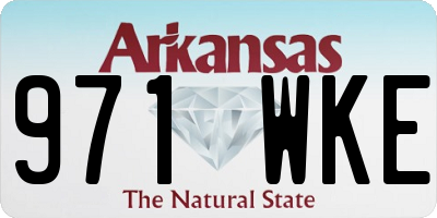 AR license plate 971WKE
