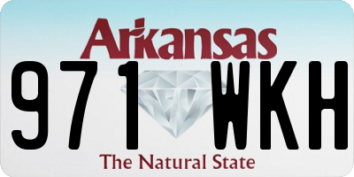 AR license plate 971WKH