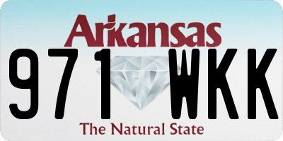 AR license plate 971WKK