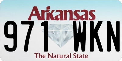 AR license plate 971WKN