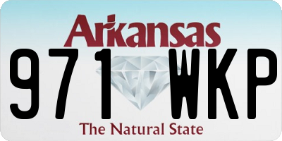 AR license plate 971WKP