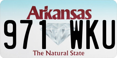 AR license plate 971WKU