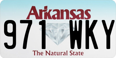 AR license plate 971WKY