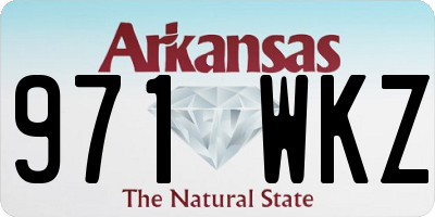 AR license plate 971WKZ
