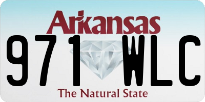 AR license plate 971WLC