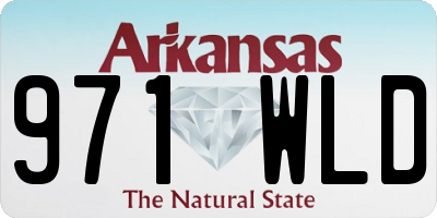 AR license plate 971WLD