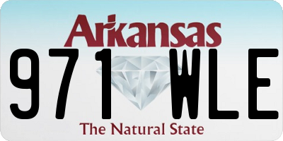 AR license plate 971WLE