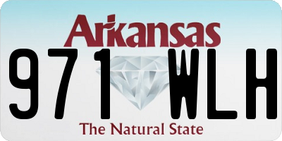 AR license plate 971WLH