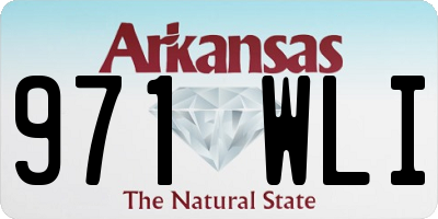 AR license plate 971WLI