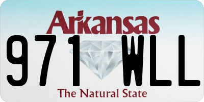 AR license plate 971WLL