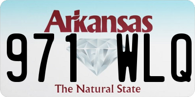 AR license plate 971WLQ