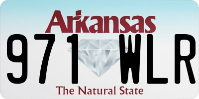 AR license plate 971WLR