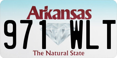 AR license plate 971WLT
